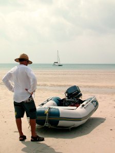 The tides are big...lucky we have wheels.