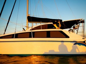 Heading into the sunset...